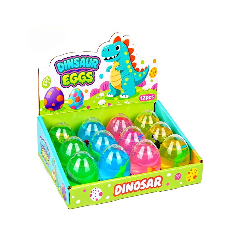 SLM-1004 Slime de Huevo de Dinosaurio de 12 piezas 