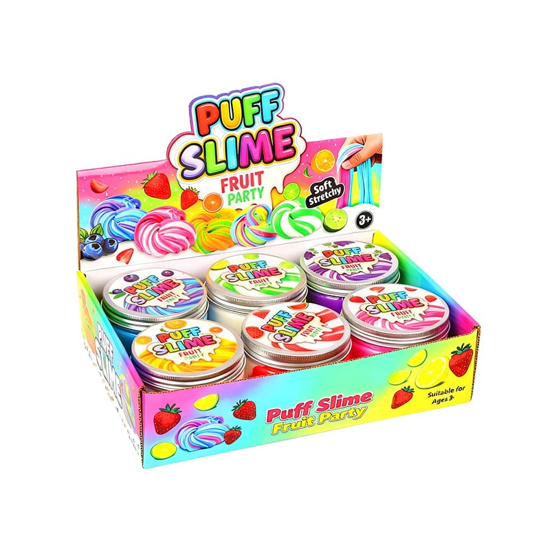 PNF-2001 Slime Esponjoso Fiesta de Frutas de 6 piezas 