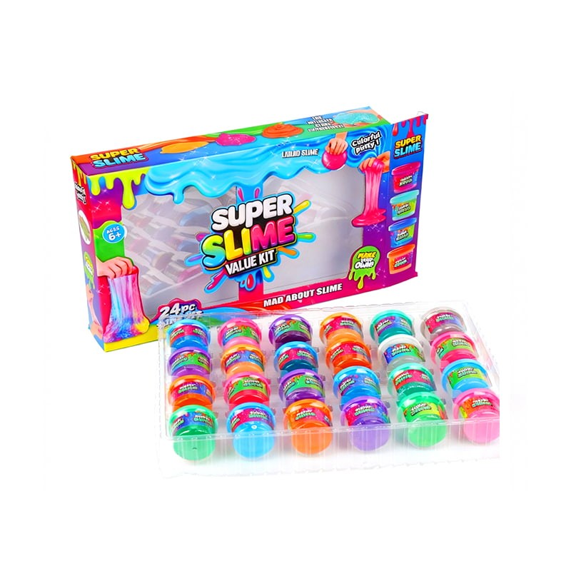 Kit de Slime Súper Económico de 24 piezas