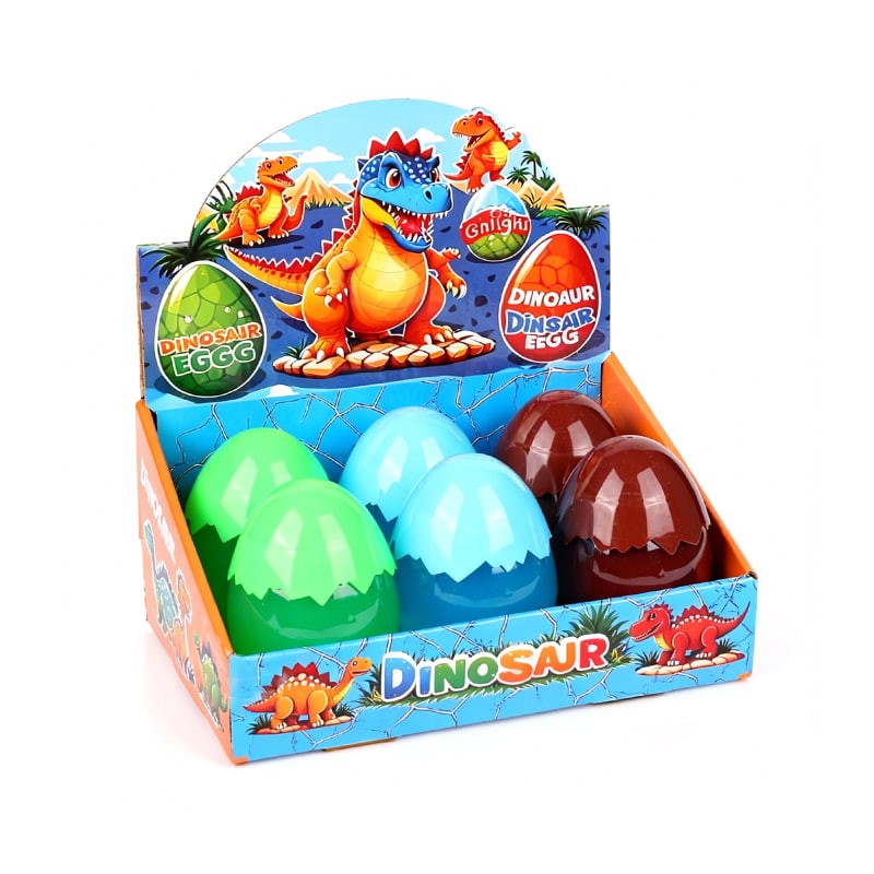 SLM-1014 Slime de Huevo de Dinosaurio de 6 piezas