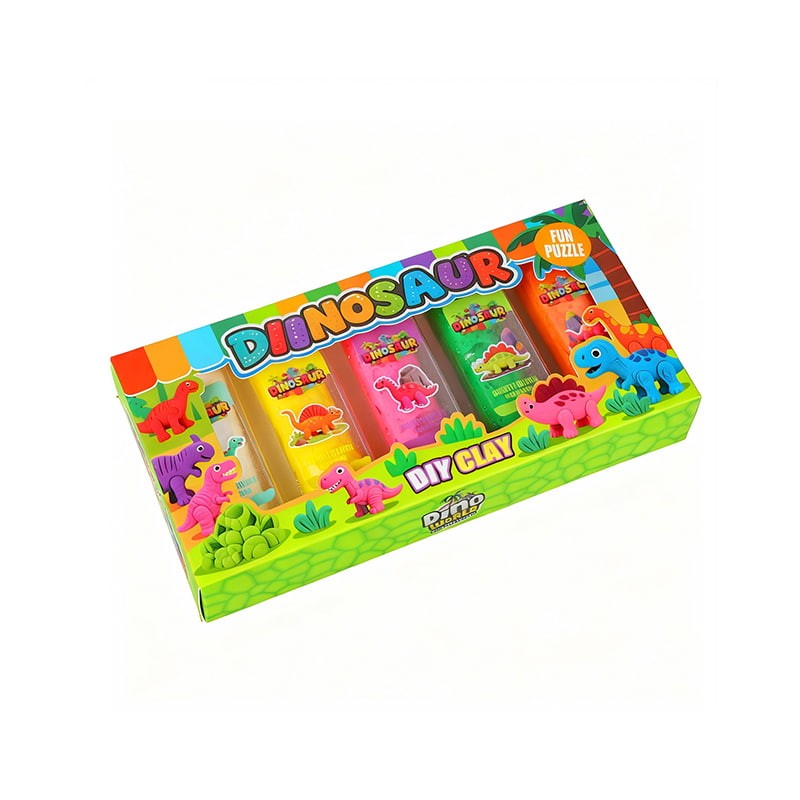 202504004 Arcilla DIY de Dinosaurio Colorido para Niños