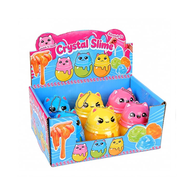SLM-1020 Slime de Expresiones Animales de 6 piezas